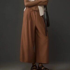 By Anthropologie Wide-Leg Bungee Pants, M